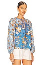 view 3 of 5 Joanie Blouse in Lapis