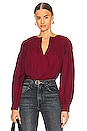 view 1 of 4 Ora Blouse in Bordeaux