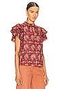 view 3 of 5 Lilli Top in Amaranthus