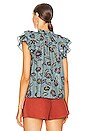 view 3 of 4 Annie Top in Cornflower