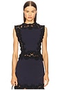 view 1 of 4 Gigi Sleeveless Knit Top in Eclipse