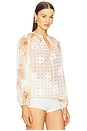 view 2 of 4 Aster Long Sleeve Blouse in Alabaster
