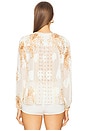 view 3 of 4 Aster Long Sleeve Blouse in Alabaster
