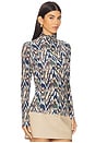 view 2 of 4 Aurelia Long Sleeve Turtleneck in Riverslate