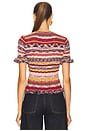 view 3 of 5 Miya Short Sleeve Knit Top in Prism