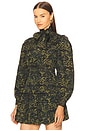 view 2 of 4 Giorgia Neck Tie Blouse in Desert Jasper
