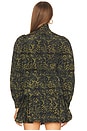 view 3 of 4 Giorgia Neck Tie Blouse in Desert Jasper