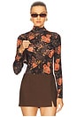 view 1 of 4 Aurelia Turtleneck Top in Night Lily