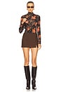 view 4 of 4 Aurelia Turtleneck Top in Night Lily