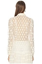 view 3 of 5 Soraya Neck-tie Blouse in Pearl