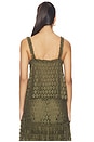 view 3 of 4 Francoise Lace Tank Top in Pine