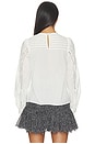 view 3 of 4 Marlowe Long Sleeve Cotton Top in Pristine