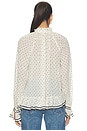 view 4 of 5 Marcella Longsleeve Cotton Blouse in Blanc