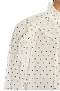 view 6 of 5 Marcella Longsleeve Cotton Blouse in Blanc