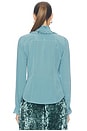 view 4 of 4 Catroux Longsleeve Silk Blouse in Heron