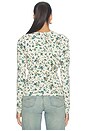 view 4 of 4 Neema Draped Jersey Top in Pearl Floral