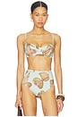 view 1 of 4 HAUT DE MAILLOT DE BAIN ZAHARA in Water Blossoms