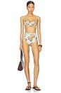 view 4 of 4 HAUT DE MAILLOT DE BAIN ZAHARA in Water Blossoms