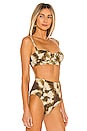 view 2 of 4 Zahara Bikini Top in Olive