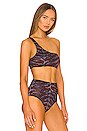 view 2 of 4 Reina Bikini Top in Tiger