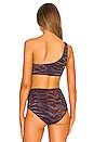 view 3 of 4 Reina Bikini Top in Tiger