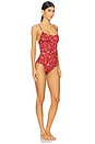 view 2 of 3 Positano Maillot in Coral