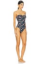 view 2 of 3 Monterey Maillot in Lazuli