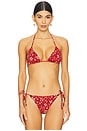 view 1 of 4 Keaton Bikini Top in Coral