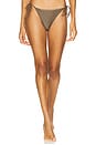 view 1 of 5 Maria Scalloped String Bikini Bottom in Helios