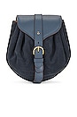 view 1 of 7 Paloma Ruched Convertible Crossbody in Orion Blue