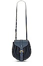 view 5 of 7 Paloma Ruched Convertible Crossbody in Orion Blue