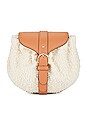 view 1 of 7 Paloma Ruched Crossbody in Cream Boucle