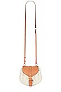 view 6 of 7 Paloma Ruched Crossbody in Cream Boucle