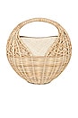 view 2 of 5 Sea Shell Wicker Bag in Natural