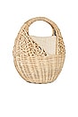 view 3 of 5 Sea Shell Wicker Bag in Natural