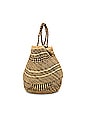 view 3 of 5 BOLSO TOTE MARTA LARGE BASKET in Chocolate Stripe