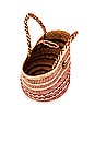 view 4 of 4 Marta Small Basket Tote in Crimson Stripe