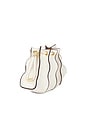 view 4 of 5 Adria Pleated Wave Wristlet in Alabaster