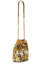view 3 of 5 Celeste Paillette Drawstring Bag in Gilt