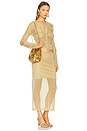 view 5 of 5 Celeste Paillette Drawstring Bag in Gilt