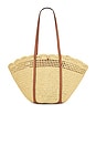 view 2 of 5 Marina Raffia Tote Bag in Natural