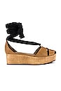 view 1 of 7 Mako Platform Sandal in Taupe