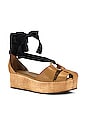 view 2 of 7 Mako Platform Sandal in Taupe
