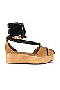 view 7 of 7 Mako Platform Sandal in Taupe