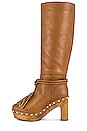 view 5 of 5 Elin Tassel Boot in Cognac
