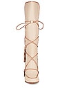 view 4 of 5 Atlas Moccasin High Heel Boot in Chalk