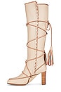 view 5 of 5 Atlas Moccasin High Heel Boot in Chalk