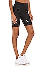 view 2 of 4 Aero Lux Knockout Short in Nero Patent Nero