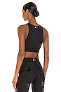 view 3 of 4 Altitiude Lux Crop Top in Nero