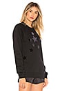 view 2 of 4 Velvet Star Sweatshirt in Nero & Nero